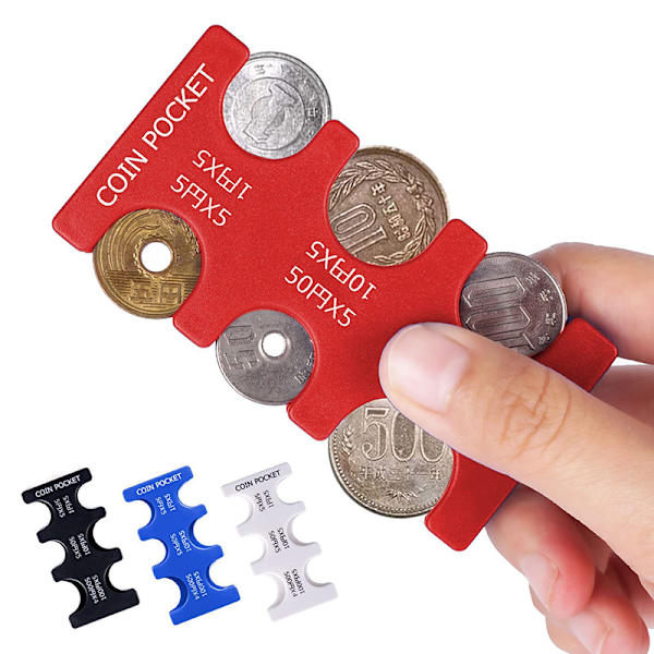 Coin Collection Pung Pung Organizer Holder Til Bil Mønt Chan Black