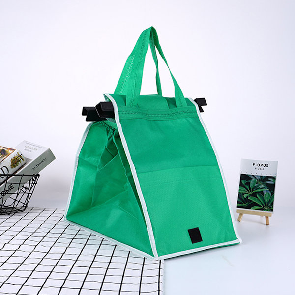Supermarked Indkøbspose Eco Venlig Trolley Tote Tykkere Vogn 1PC