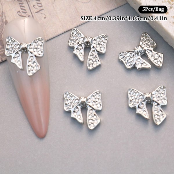 5 Stk Nail Diamond Butterfly Nail Art Decor Rose Love Heart Diam A5