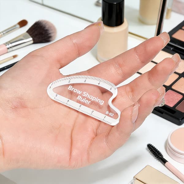 Microblading Brynkartleggingslinjal Rask Brynforming Design Mål