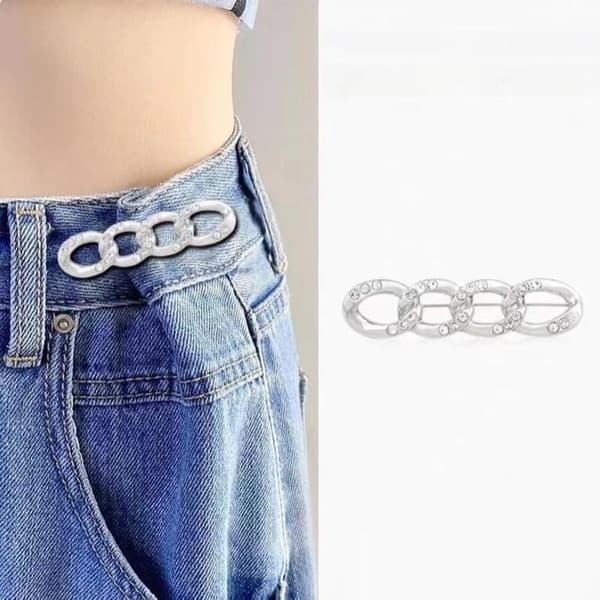 3 stk. allsidig midjestrammende spenne for jeans A