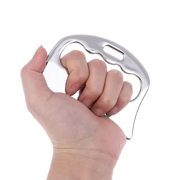 Fascia Gua Sha-bræt i rustfrit stål B