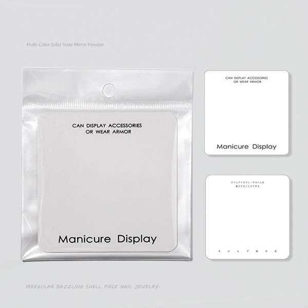 10 stk spikeremballasje Display papp spikerkort for trykk på