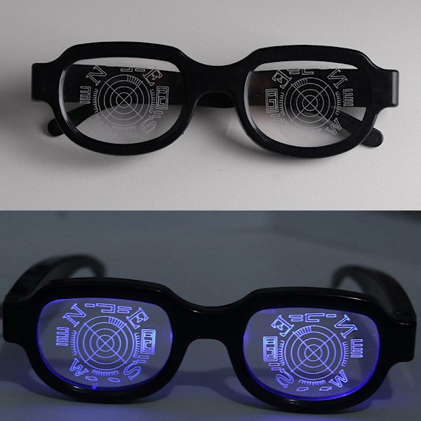 Nye Led Lys Briller Conan Med Samme Type Lysende Glas A2