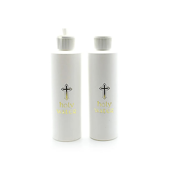 250/60/100 ml helligt vandsflaske kryds plastbeholder Christ C A