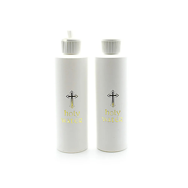 250/60/100 ml helligt vandsflaske kryds plastbeholder Christ C B