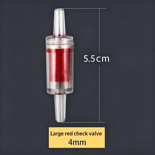 10 st envägs backventil mot återflöde, anslutning för luftpump 8mm 10PCS