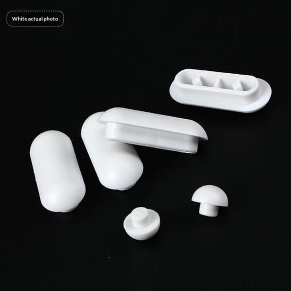 4/8 st Toalettlocksdyna Toalettsitsdyna-skydd -säker White 1