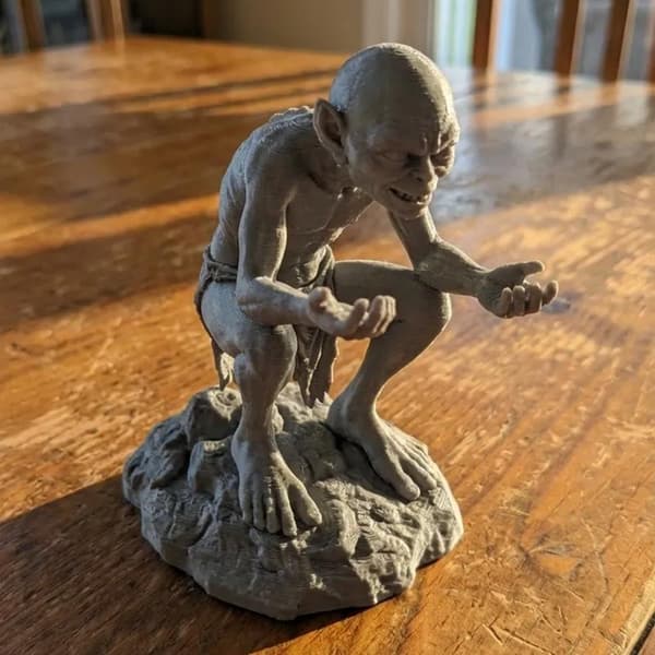 Gollum-formet PLA Penholder, Livagtigt Design, Robust Tekstur 1pc