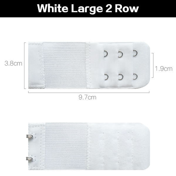Dam BH Förlängningsrem Förlängare Spännen Elastisk Förlängare Br 14(A 2R3H white)