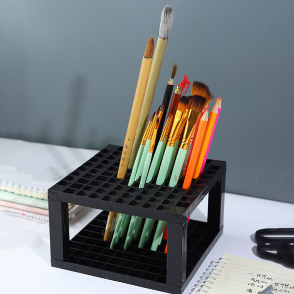 1PC Aftagelig 96-hullers blyantholder Makeup Penselholder Maling
