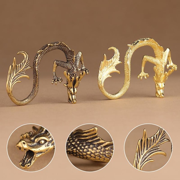 Mässing Zodiak Drakfigurer B