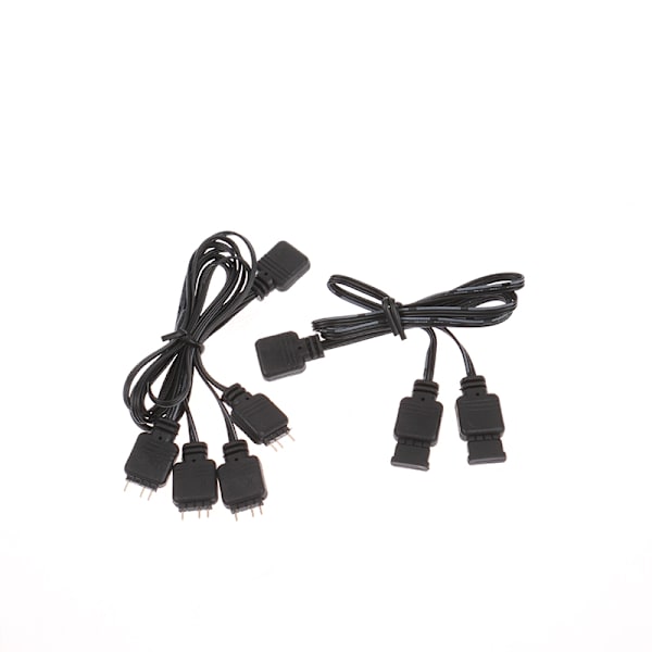 ARGB Splitter 5V 3 Pin 1 - 2/4 Universal 33,5 cm emolevy ARGB 1 to 2