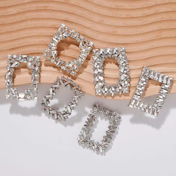 Krystalldekorasjoner Sko Clips Bride Rhinestone Skospenne Sh A6