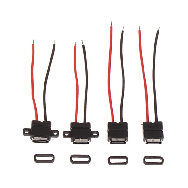 1 stk USB Type C-kontakt Sveisetråd hunnkontakt Type-c Cha 1(2P)