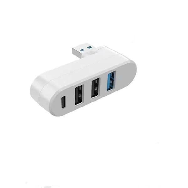 180 roterbar USB 30 Hub 3 4 portar Typ C Splitter Höghastighets D A3