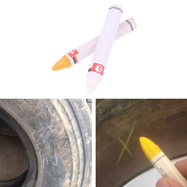 1 kpl vedenpitävä auton renkaiden renkaiden korjaus Crayon Marker Pen Rub White
