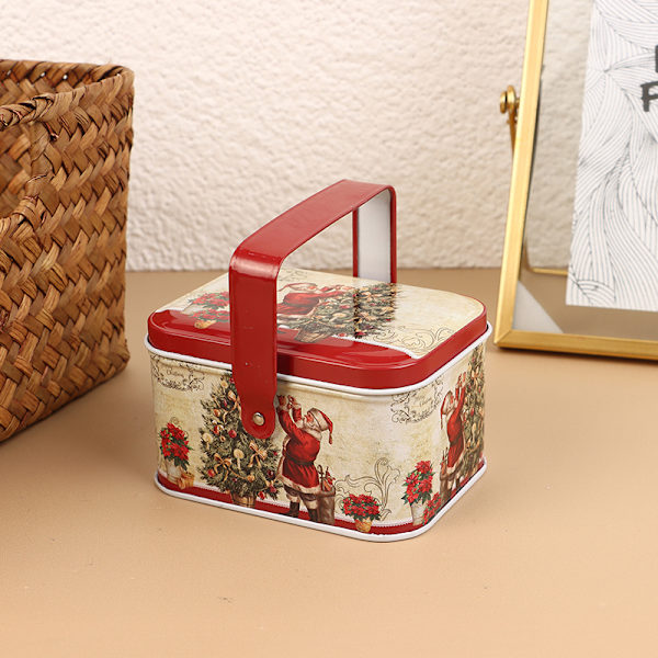 1 stk Julekoffert Oppbevaringsbeholdere Blyplate Gaveboks Coo A9