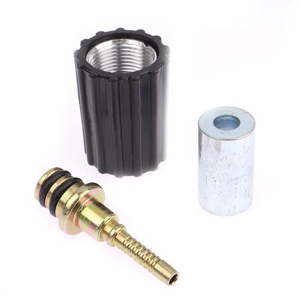 Høytrykksspyler Slangeinnsats Fittings DN6 D15mm Ringmutter M2