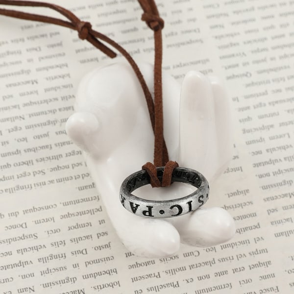 Movie Game Uncharted 4 Necklace Nathan Drake Cosplay Ring
