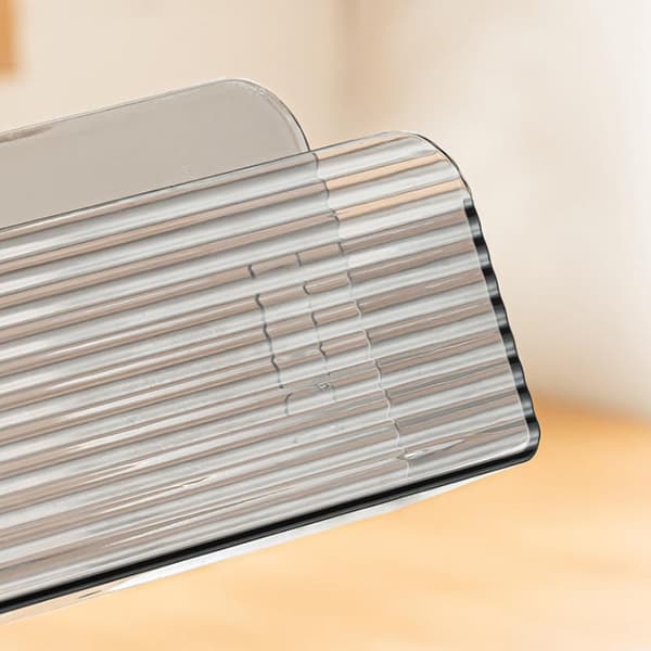 Multifunktionell fjärrkontroll förvaringslåda Väggmonterad Stansfri Clear Single Grid