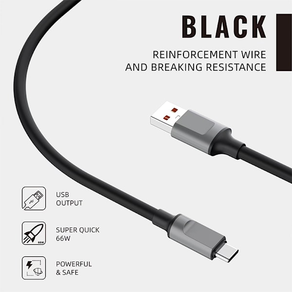 120W USB till Type-C flytande silikonkabel PD snabbladdningskabel Yellow Lightning
