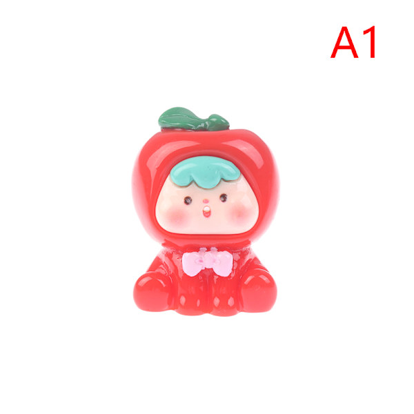 Frugt Noctilucous Miniature Figurine Resin Håndværk DIY Bil Inter A1
