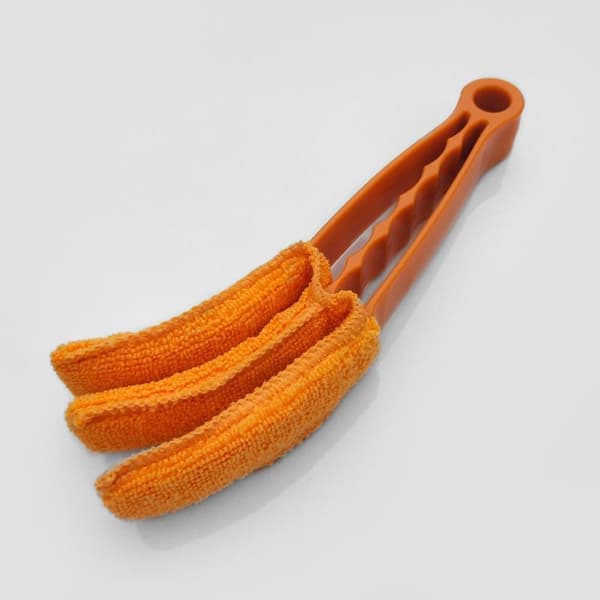 Vaskbar avtakbar mikrofiber persiennerenserbørsteklemme for vindu A3