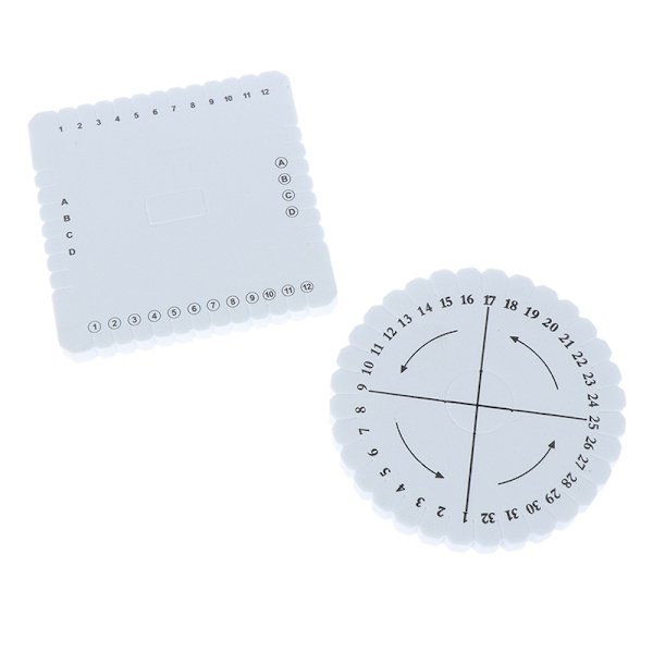 Kumihimo Perle Snor Disk/Disk Fletning Flettet Plade DIY Hånd B