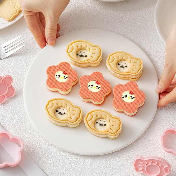 Kjeks ter Kake DIY 3D Bakeform Fisk Blomst Usagi Pochacc 1