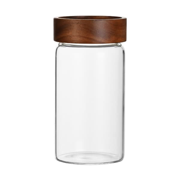 Kaffeböna Glas Förseglad Burkte Kaffepulver Krydda Förseglad Sto B