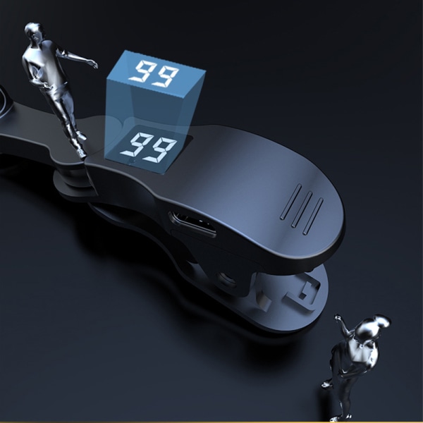 Digital Auto Clicker for smarttelefonapper Video Live Streaming Black