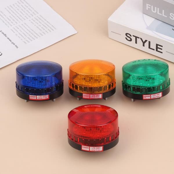 Strobe Signal Varsellys Liten LED Blitslys Alarmlys A17