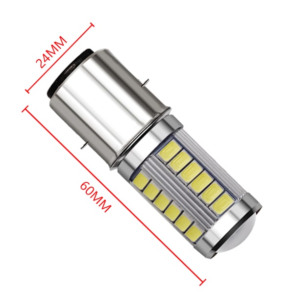 1X PX15D P15D 33 SMD H6M LED Ba20d 5630 33 LED Sumuvalo Lamppu