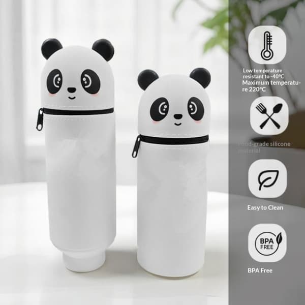 1kpl e Panda silikoninen penaali White