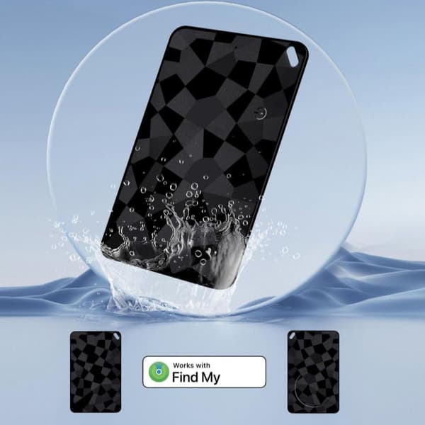 1 stk. trådløst GPS-tracker-kort til telefon/Android Find My Ultra