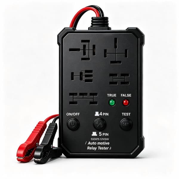 Bilrelétester Spenningstester Bilbatteriinspeksjon