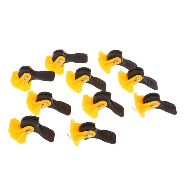 10st Golvplattor Leveling System Clips Leveler Justerare för 10Pcs