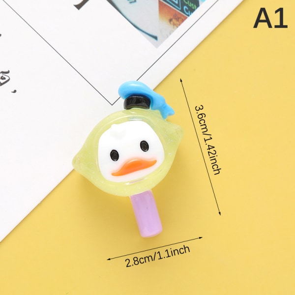 5kpl Resin Luminous Cartoon Mini Toys Miniature Diy Accessories A3