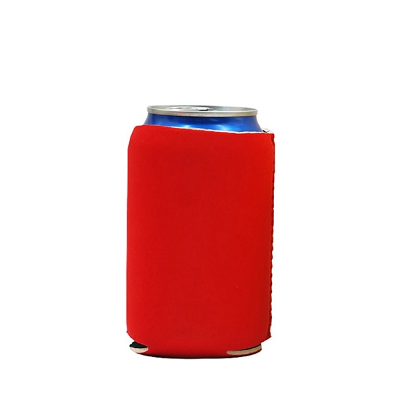 Beer Sleeves Camping CAN Cup Soda Cover Neopreeninen juomajäähdytin B Red