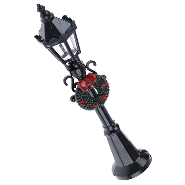 1/12 Dukkehus Miniature Christmas Park Street Lamp Doll Street