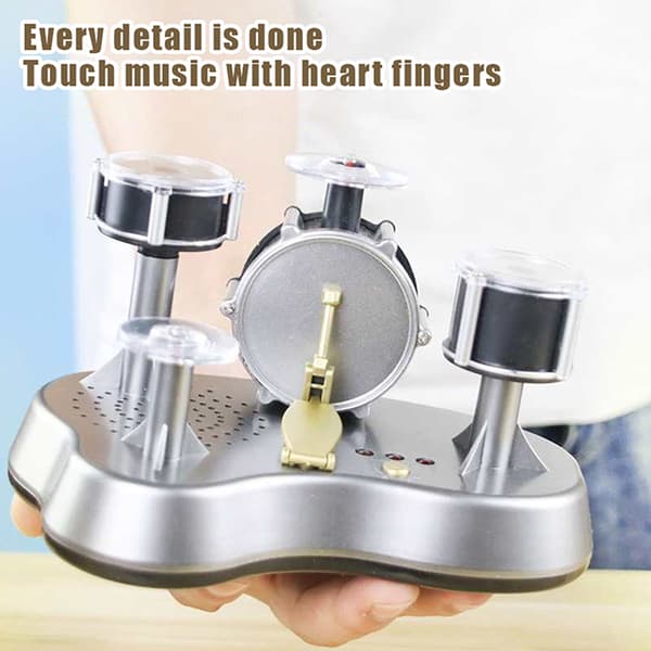 Finger Trommesæt Silver