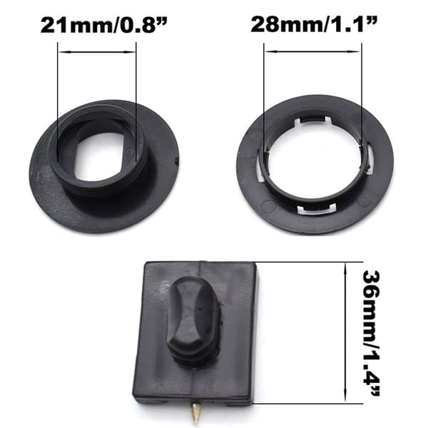 2stk Universal Car Gulv Monteringspunkter Teppe Mat Matter Clips