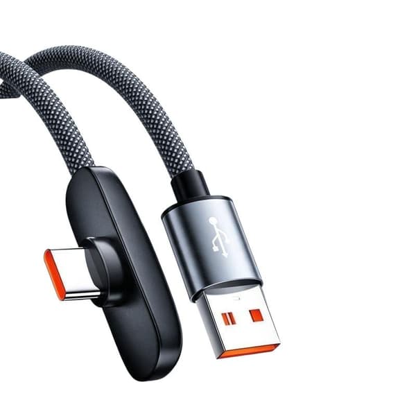 90 graders typ C-kabel 120W snabbladdning dataöverföringskablar 150cm