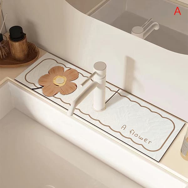 Diskbänk Kran Avloppsdyna Toalett Diatom Mud Absorbent Pad Ant B