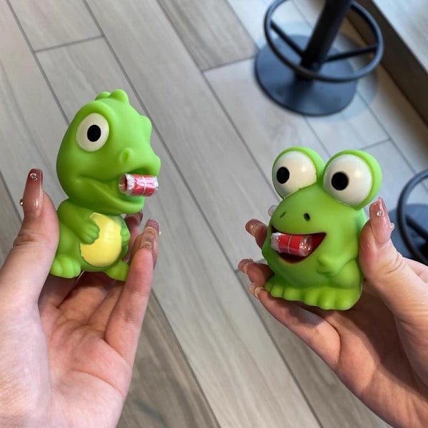 Barn Kreativa Dekompressionsleksaker Nyp Frö  Sticking Tongu A