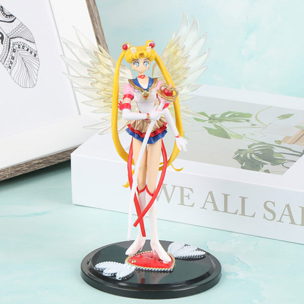 1 st 18 cm tecknad måne Vacker flicka Vatten Ice Moon Kawaii Anim