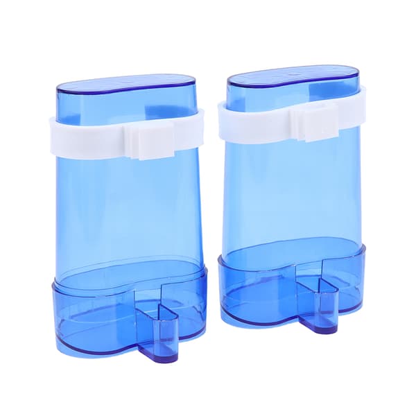 Fuglevandsdispenser Automatisk Fuglefoder Papegøje Cana Transparent TP 2PCS