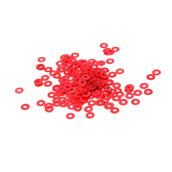 100 stk 3 mm rød hovedkortskrue isolerende fiberskiver Hot