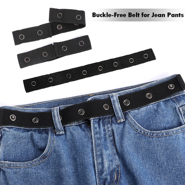 Belter for kvinner Spennefri Elastisk Usynlig for Jeans Belte